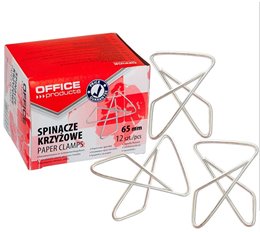 Spinacze biurowe krzyżowe